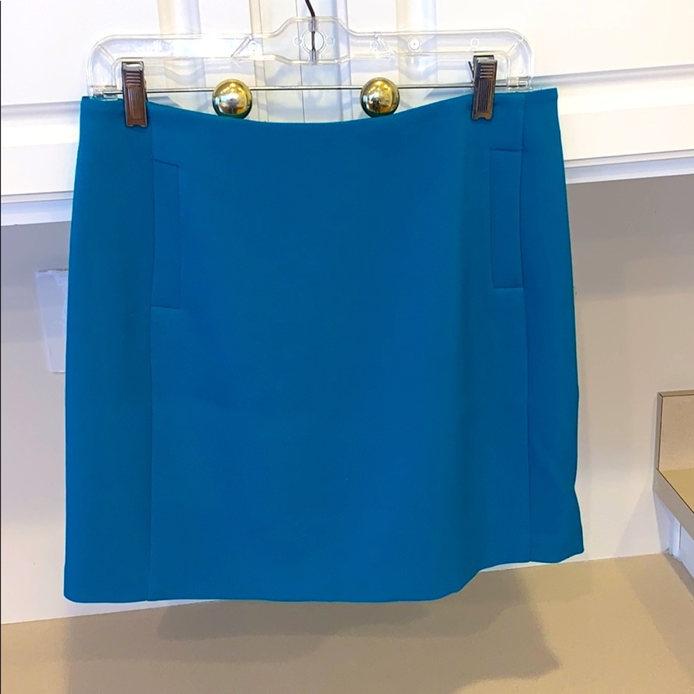 BANANA REPUBLIC Turquoise Blue Pencil Skirt
